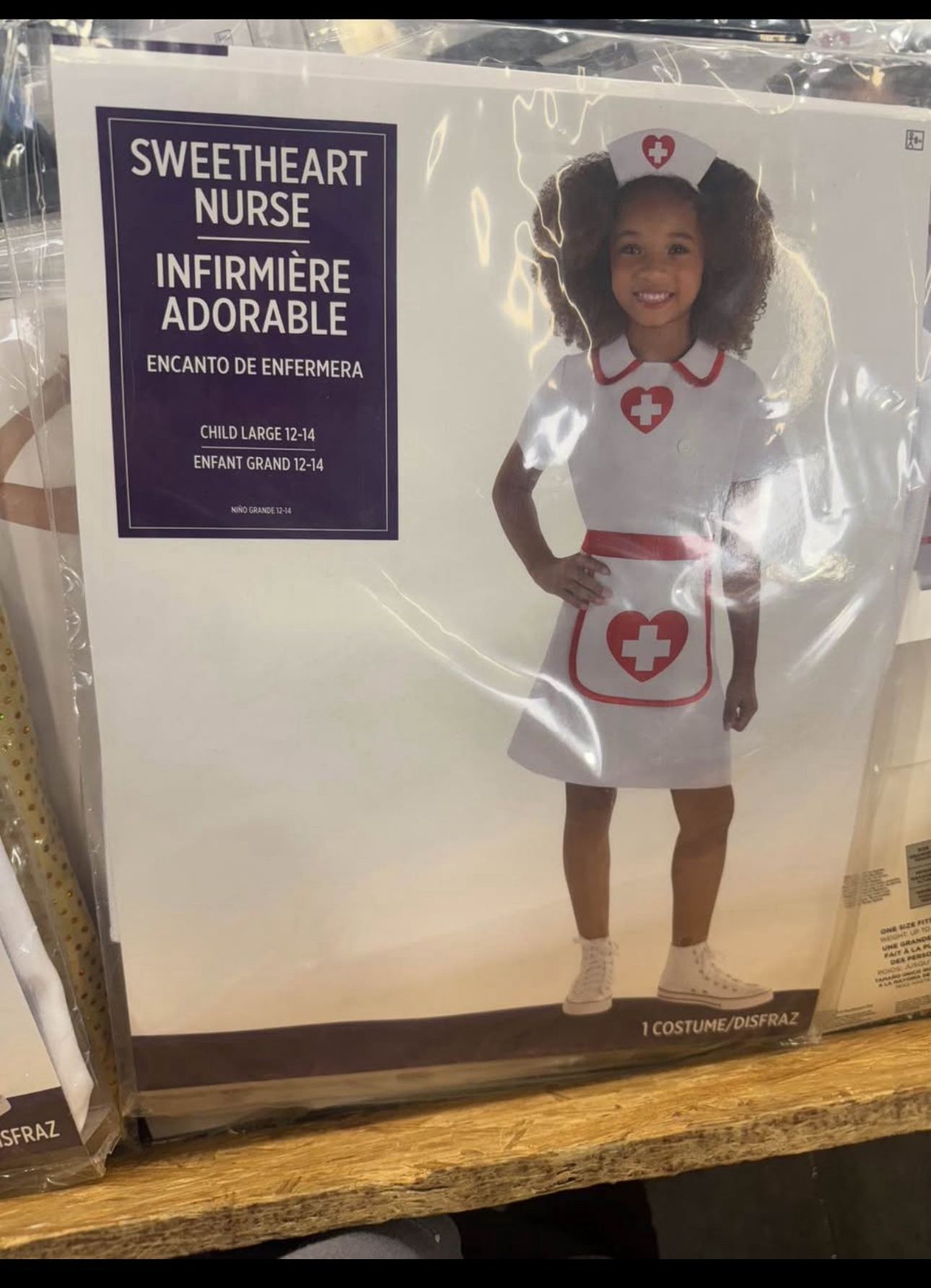 Sweetheart Nurse Costume Size 12-14 