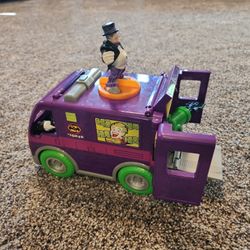 Imaginext Joker Van with Joker and Harley Quinn figures (DC Super Friends)
