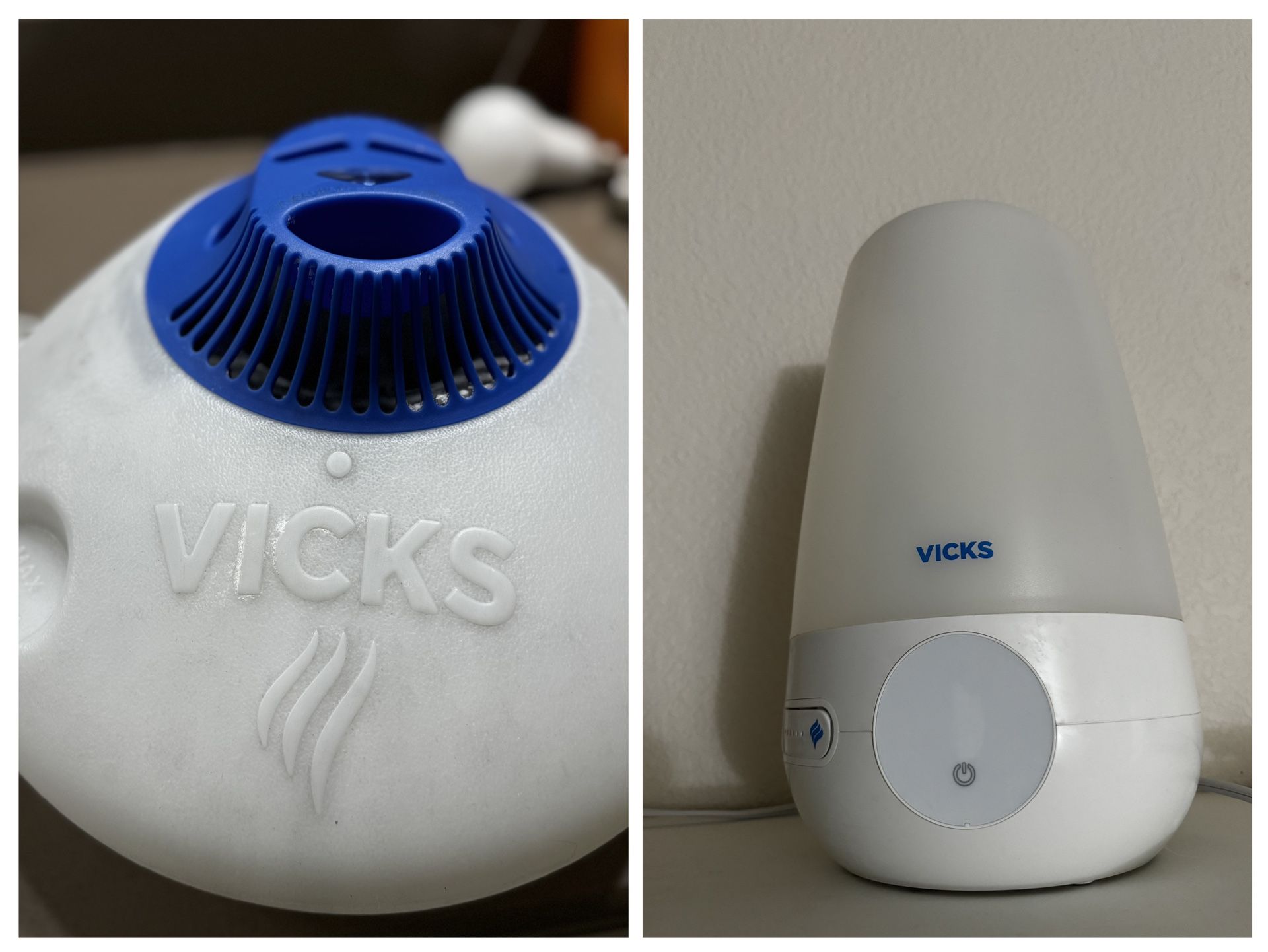 Vicks Cool Mist Humidifier And Vicks Vaporizer/steam Machine 6 Months Old