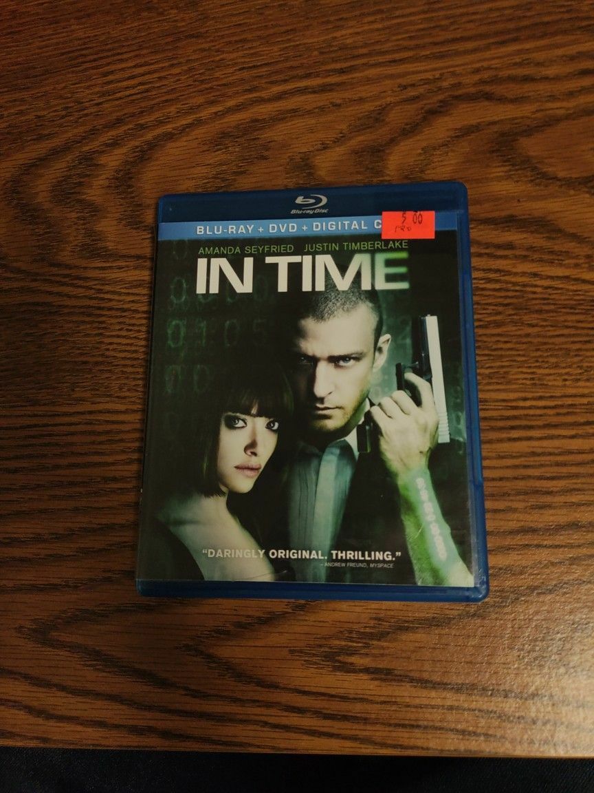 Blue Ray DVD Movie In Time. I'm In Tacoma #120