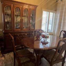 Dinning Table And China Hutch