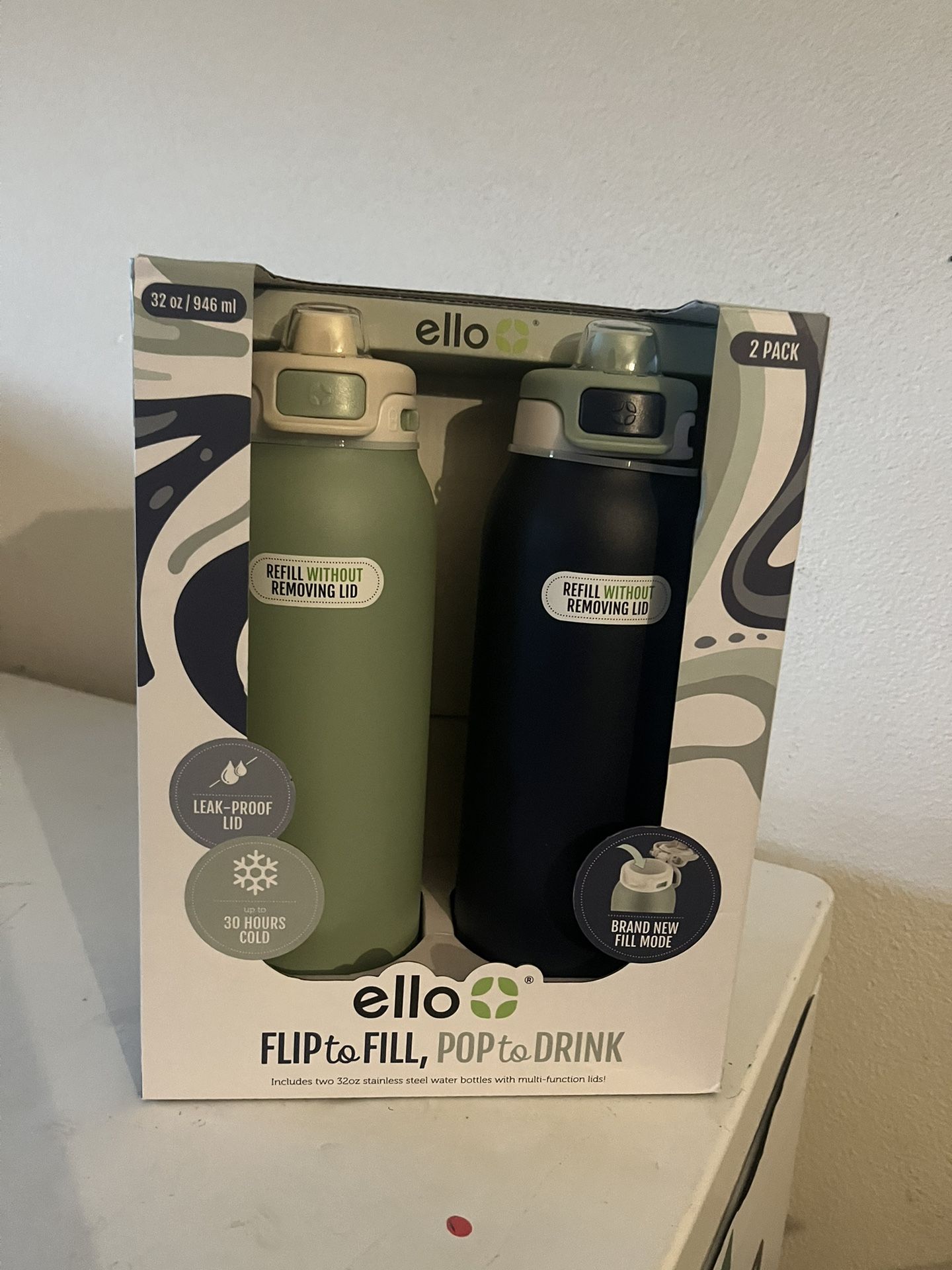 Water bottles