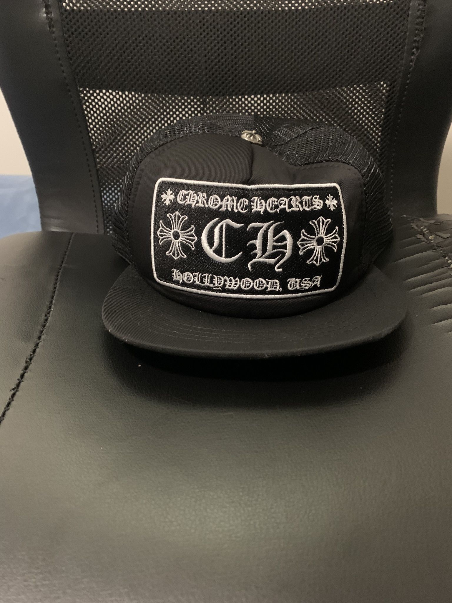 Chrome Hearts Black Trucker Hat