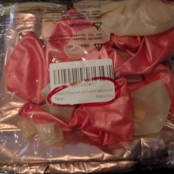 Rose Gold Balloon Garland With Number 10