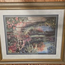 Scenic Nature Framed Picture 