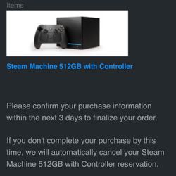 Steam Machine 512gb with Steam Controller