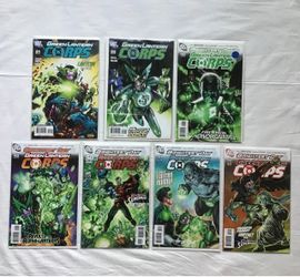 DC Comics Green Lantern Corps #21 22 48 49 50 51 52 Lot Of 7 Brightest Day 2010