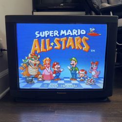 Panasonic CT-2741SFS 27” CRT TV - Retro Gaming - S-Video/Composite