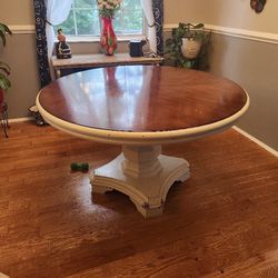 Round Dining Table With 4 Chairs Included 
