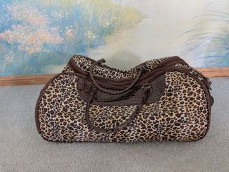 Leopard travel bag
