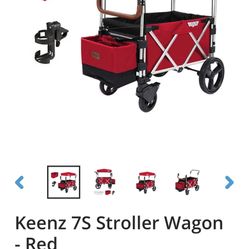 Keenz 7S Stroller Wagon - Red