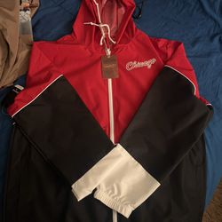 Mitchell & Ness Chicago Bulls Windbreaker Jacket