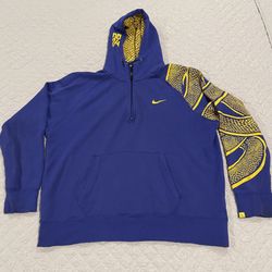 Nike Kobe Bryant Mamba Full Zip Hoodie Purple Snake KB24 RARE Sweatshirt SZ 2XL