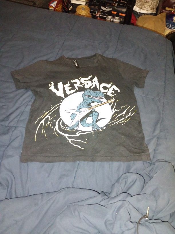 Versace Kids Dinosaur T Shirt