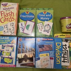 Educational Kids Flaah Cards / With Playdoh