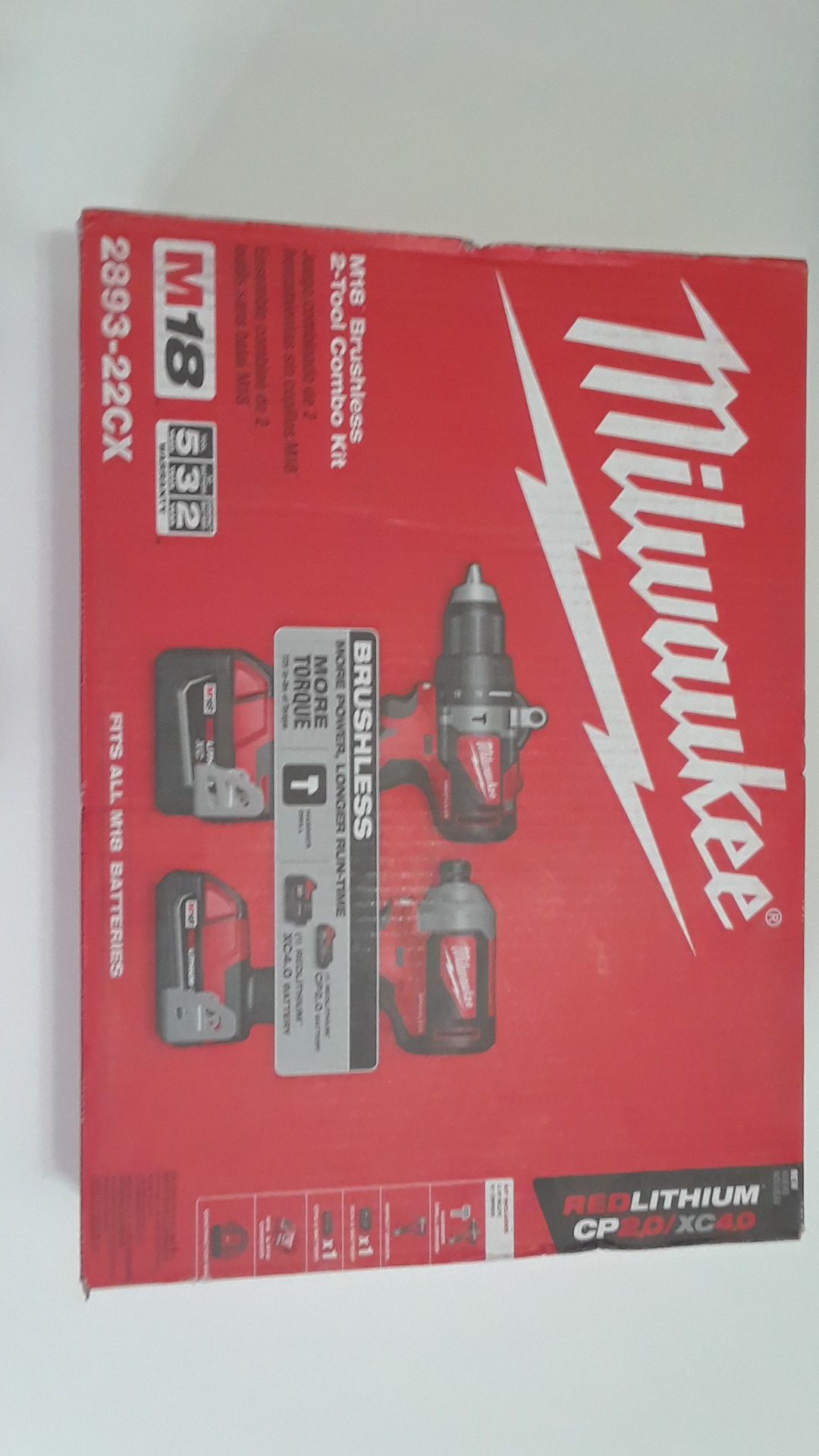Milwaukee 2 tool combo kit