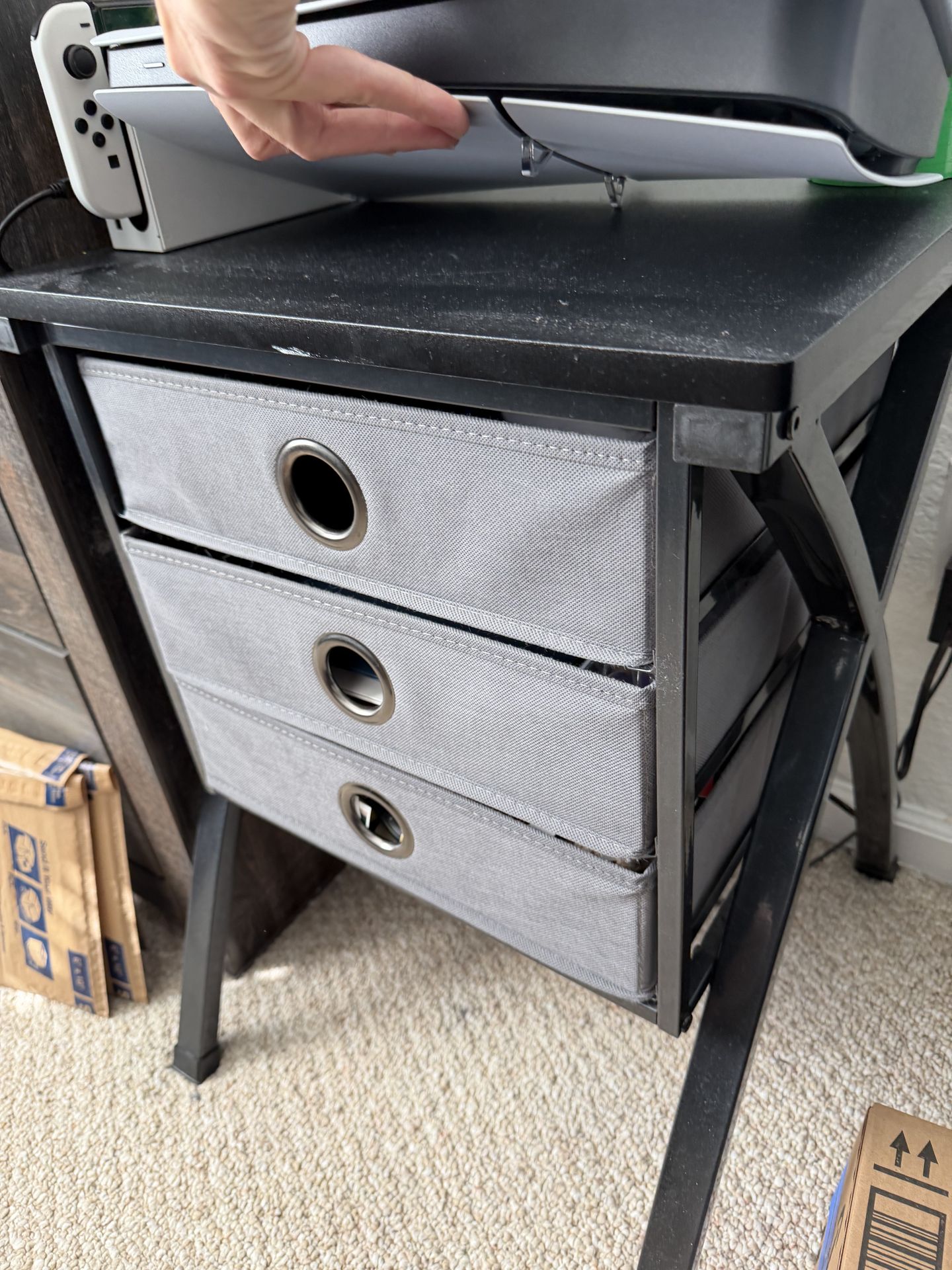 Side Desk File/Storage Cabinet