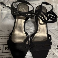 Impo Womens Size 7.5 Stretch Black Dress Shoes 