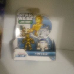 Star wars Jedi force action figure and Terminator salvation action figure