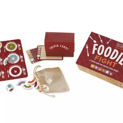 Foodie Fight : A Trivia Game with Gameboard and Cards 