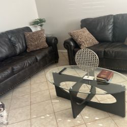 Sofa And Love Seat + Tables (3)
