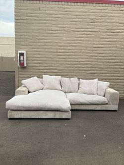 Delivery ~ Gray Cloud Sectional Sofa