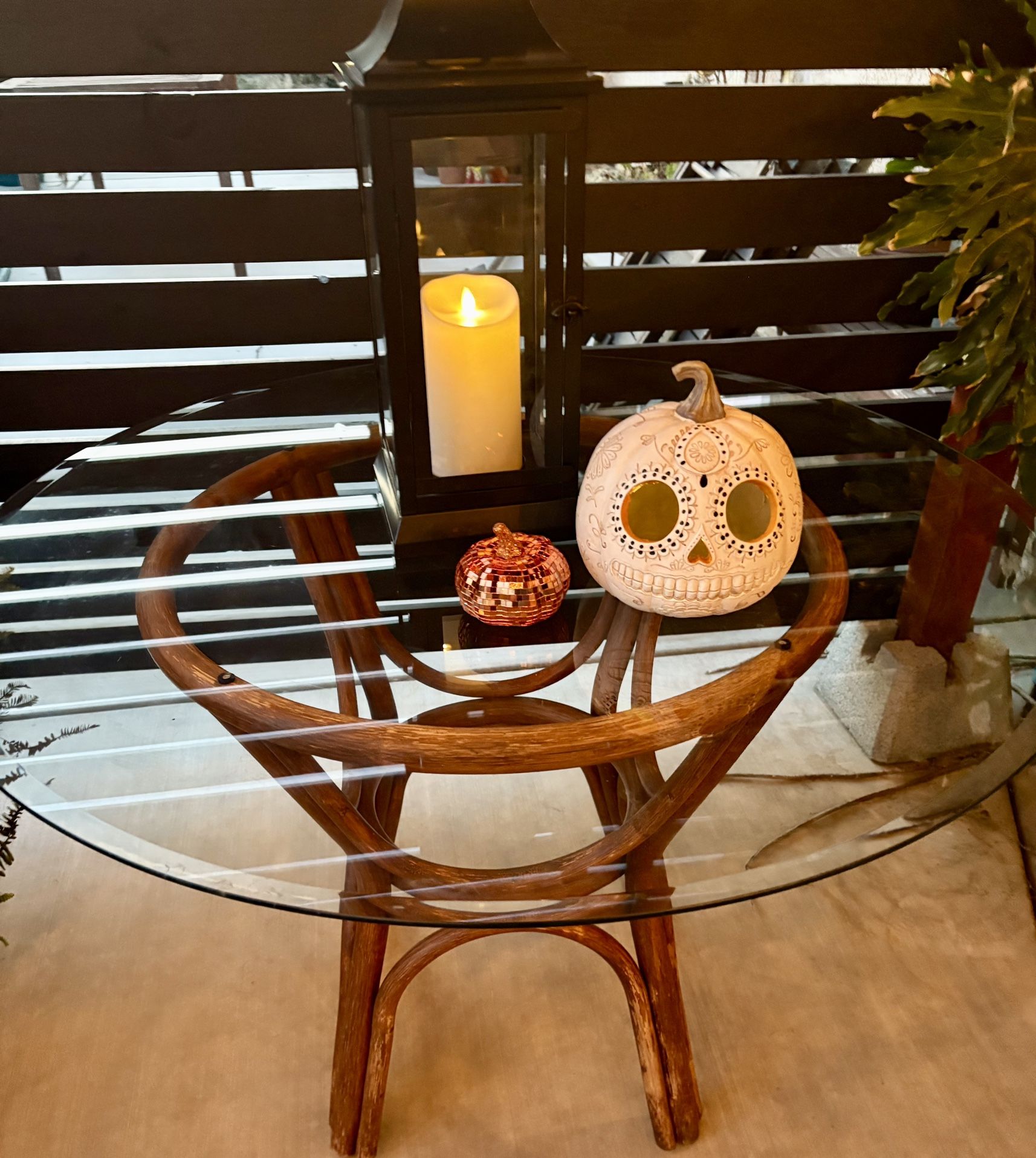 Rattan Dining Table