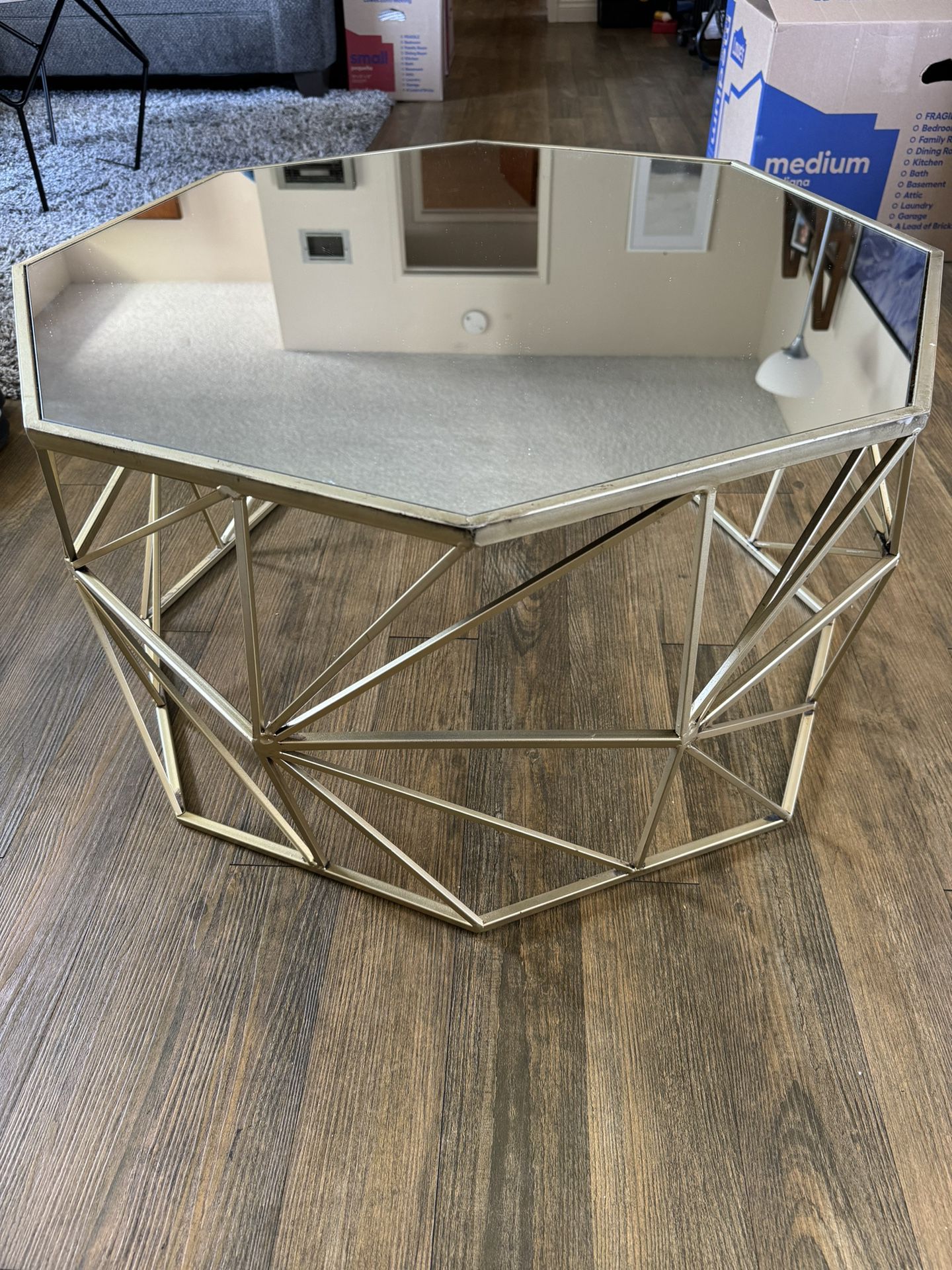 Mirror Top Coffee Table