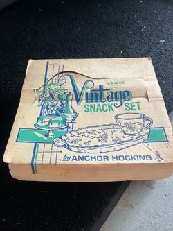 Vintage snack set