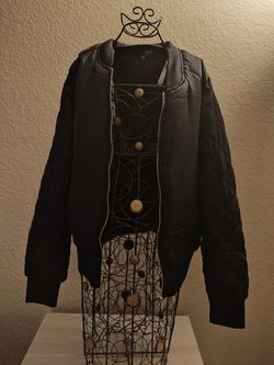 H&M Midnight Blue Bomber Jacket