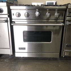 Viking 30”Wide Gas Range Stove Stainless Steel 