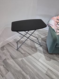 Small plastic folding table