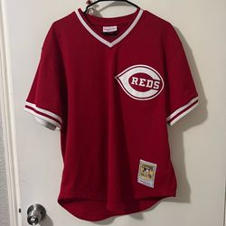 MLB Authentic: Barry Larkin Cincinnati Reds Jersey