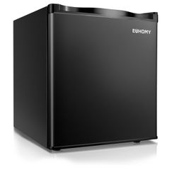 EUHOMY 1.1 Cubic Feet Mini Freezer, Countertop, Single Door Compact Upright Freezer with Reversible Door, Removable Shelves, Small freezer for Home/Do