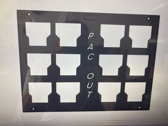 Packout wall plate