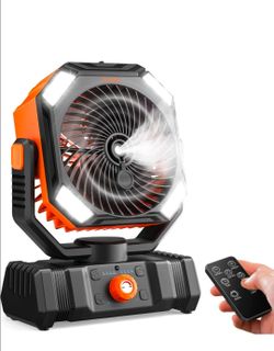 Rechargeable Camping Misting Fan