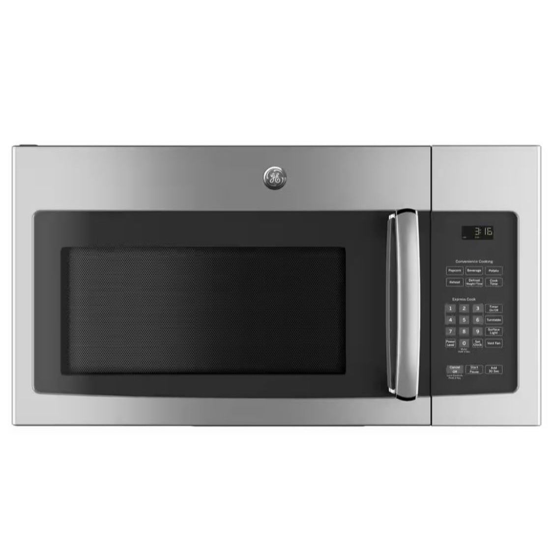 NEW GE OVER THE RANGE MICROWAVE