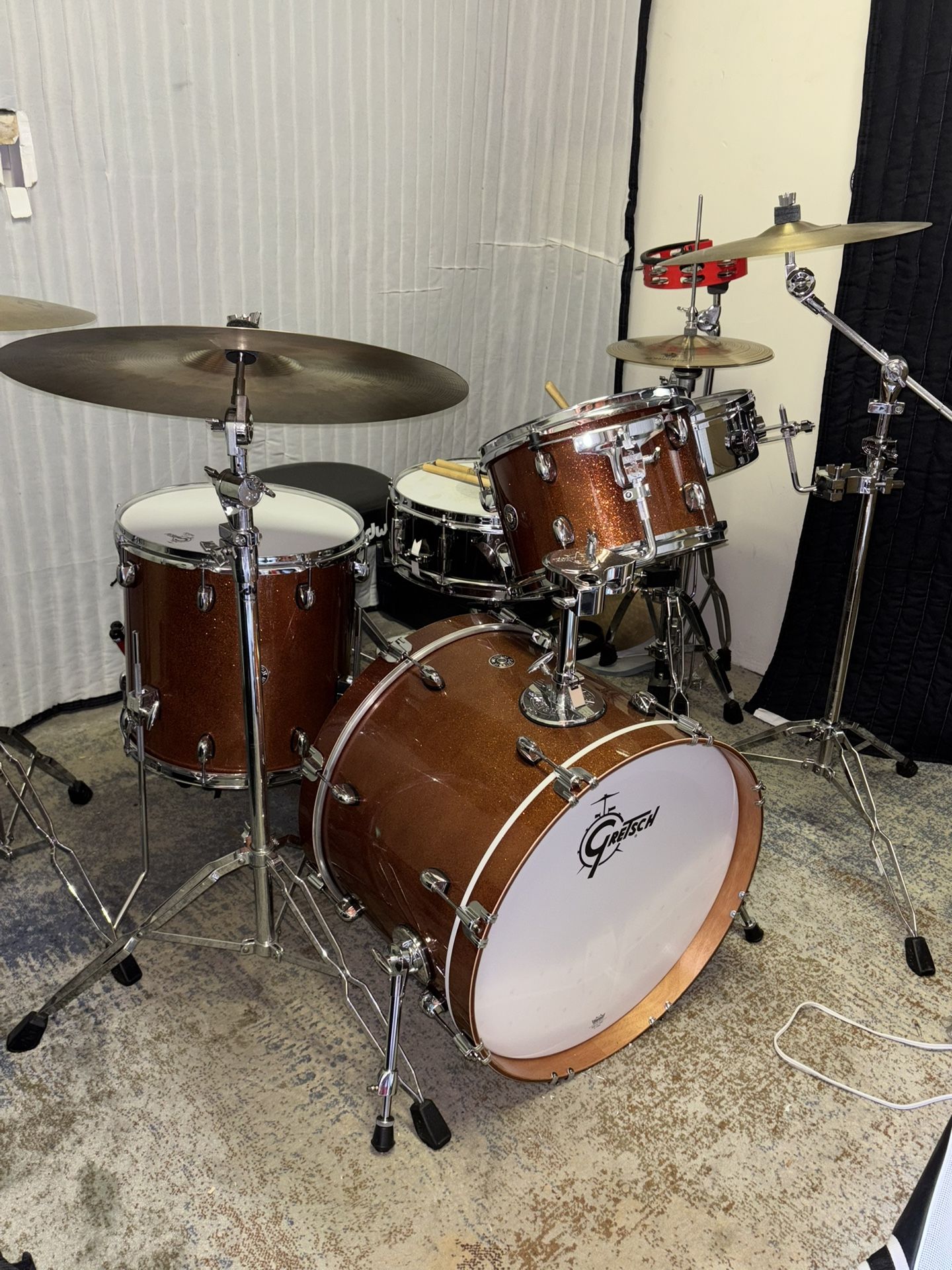 Complete Gretsch Drum Set