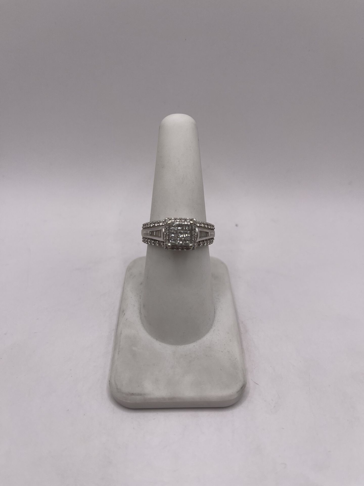 Gold Diamond Engagement Ring