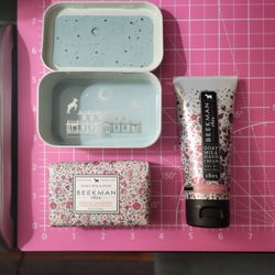 HONEYED GRAPEFRUIT BEEKMAN 1802 BUNDLE w/CELESTIAL COLLECTORS SOAP TIN