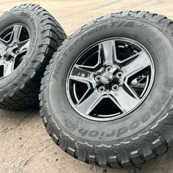 17 Inch Black Jeep Wheels And Tires 