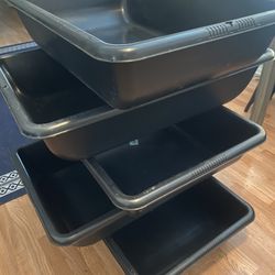 Creative Plastic Concepts Large Mixing Tub 36-in L x 24-in W x 8-in