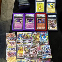 Pokemon Tcg Lot AGS  CGC Vmax V Ex Full Art Illustration Mint