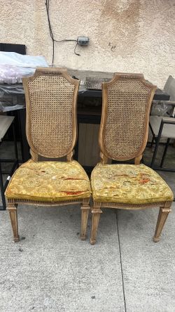 4 dinning chairs vintage