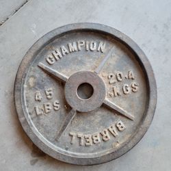 45lbs Olympic Weight Plate
