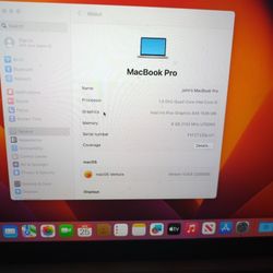 macbook Pro (MacOS Ventura 13.6.6)