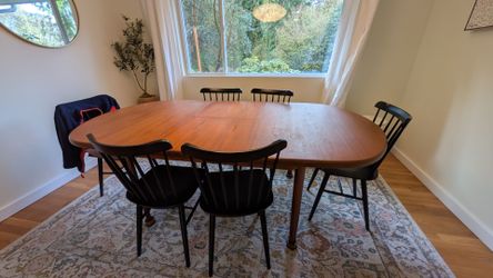 Vintage G-Plan mid century modern oval dining table