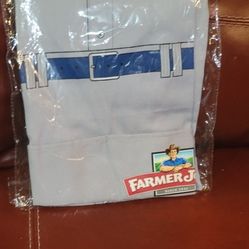 Los Angeles Dodgers, Farmer J-branded promotional apron or costume accessory. Farmer J is a fast-casual restaurant chain based primarily in London, kn