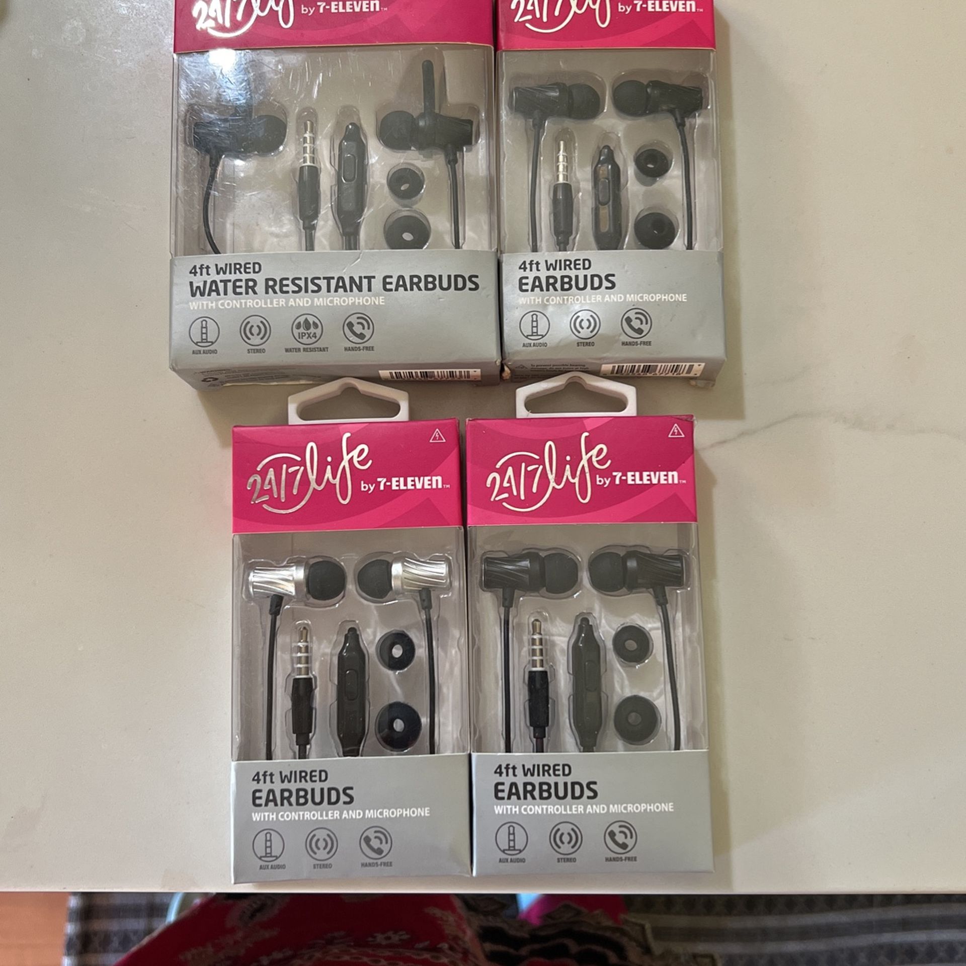 Water Resistant Earbuds 