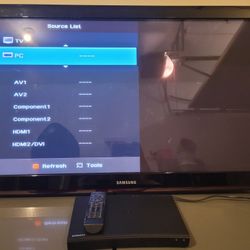 42 samsung plasma tv with smart player